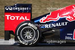 02.04.2012, Barcelona, Spain, Red Bull  rear wing - Formula 1 Testing, day 2 - Formula 1 World Championship