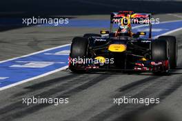 02.04.2012, Barcelona, Spain, Sebastian Vettel (GER), Red Bull Racing   - Formula 1 Testing, day 2 - Formula 1 World Championship