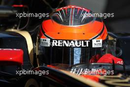 02.04.2012, Barcelona, Spain, Romain Grosjean (FRA), Lotus F1 Team   - Formula 1 Testing, day 2 - Formula 1 World Championship