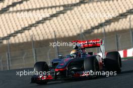 02.04.2012, Barcelona, Spain, Lewis Hamilton (GBR), McLaren Mercedes   - Formula 1 Testing, day 2 - Formula 1 World Championship