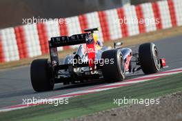 03.03.2012, Barcelona, Spain, Mark Webber (AUS), Red Bull Racing testing a new exhaust  system - Formula 1 Testing, day 3 - Formula 1 World Championship