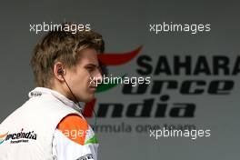 03.03.2012, Barcelona, Spain, Nico Hulkenberg (GER), Sahara Force India Formula One Team   - Formula 1 Testing, day 3 - Formula 1 World Championship