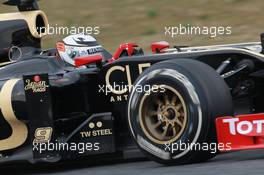 03.03.2012, Barcelona, Spain, Kimi Raikkonen, Lotus Renault F1 Team - Formula 1 Testing, day 3 - Formula 1 World Championship