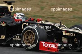 03.03.2012, Barcelona, Spain, Kimi Raikkonen, Lotus Renault F1 Team - Formula 1 Testing, day 3 - Formula 1 World Championship