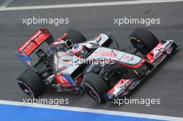 03.03.2012, Barcelona, Spain, Jenson Button (GBR), McLaren Mercedes - Formula 1 Testing, day 3 - Formula 1 World Championship