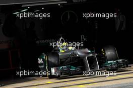 03.03.2012, Barcelona, Spain, Nico Rosberg (GER), Mercedes GP   - Formula 1 Testing, day 3 - Formula 1 World Championship