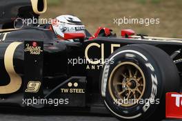 03.03.2012, Barcelona, Spain, Kimi Raikkonen, Lotus Renault F1 Team - Formula 1 Testing, day 3 - Formula 1 World Championship