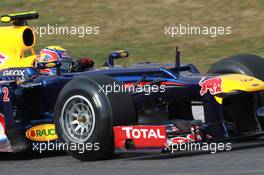 03.03.2012, Barcelona, Spain, Mark Webber (AUS), Red Bull Racing - Formula 1 Testing, day 3 - Formula 1 World Championship