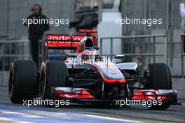03.03.2012, Barcelona, Spain, Jenson Button (GBR), McLaren Mercedes   - Formula 1 Testing, day 3 - Formula 1 World Championship