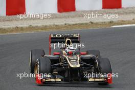 03.03.2012, Barcelona, Spain, Kimi Raikkonen, Lotus Renault F1 Team - Formula 1 Testing, day 3 - Formula 1 World Championship