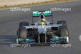 03.03.2012, Barcelona, Spain, Nico Rosberg (GER), Mercedes AMG Petronas - Formula 1 Testing, day 3 - Formula 1 World Championship