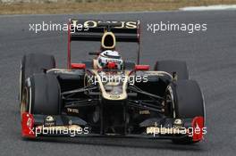 03.03.2012, Barcelona, Spain, Kimi Raikkonen, Lotus Renault F1 Team - Formula 1 Testing, day 3 - Formula 1 World Championship