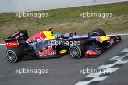 04.03.2012, Barcelona, Spain, Sebastian Vettel (GER), Red Bull Racing - Formula 1 Testing, day 4 - Formula 1 World Championship