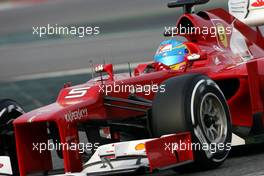 04.03.2012, Barcelona, Spain, Fernando Alonso (ESP), Scuderia Ferrari   - Formula 1 Testing, day 4 - Formula 1 World Championship