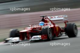 04.03.2012, Barcelona, Spain, Fernando Alonso (ESP), Scuderia Ferrari   - Formula 1 Testing, day 4 - Formula 1 World Championship