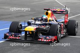 04.03.2012, Barcelona, Spain, Sebastian Vettel (GER), Red Bull Racing - Formula 1 Testing, day 4 - Formula 1 World Championship