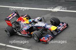 04.03.2012, Barcelona, Spain, Sebastian Vettel (GER), Red Bull Racing - Formula 1 Testing, day 4 - Formula 1 World Championship