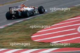 04.03.2012, Barcelona, Spain, Nico Hulkenberg (GER), Sahara Force India Formula One Team   - Formula 1 Testing, day 4 - Formula 1 World Championship