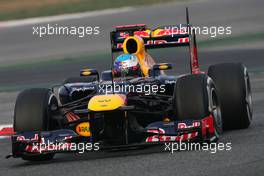 04.03.2012, Barcelona, Spain, Sebastian Vettel (GER), Red Bull Racing   - Formula 1 Testing, day 4 - Formula 1 World Championship