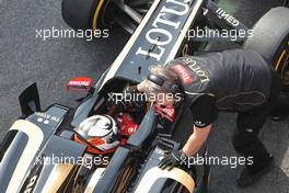 04.03.2012, Barcelona, Spain, Kimi Raikkonen (FIN), Lotus F1 Team   - Formula 1 Testing, day 4 - Formula 1 World Championship