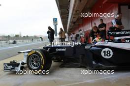 04.03.2012, Barcelona, Spain, Pastor Maldonado (VEN), Williams F1 Team - Formula 1 Testing, day 4 - Formula 1 World Championship