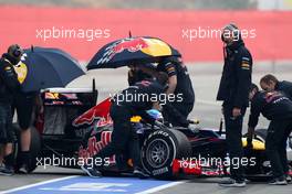 04.03.2012, Barcelona, Spain, Sebastian Vettel (GER), Red Bull Racing   - Formula 1 Testing, day 4 - Formula 1 World Championship