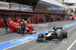 04.03.2012, Barcelona, Spain, Vitaly Petrov (RUS), Caterham F1 Team - Formula 1 Testing, day 4 - Formula 1 World Championship