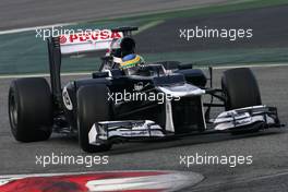 04.03.2012, Barcelona, Spain, Bruno Senna (BRE), Williams F1 Team   - Formula 1 Testing, day 4 - Formula 1 World Championship