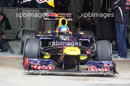 04.03.2012, Barcelona, Spain, Sebastian Vettel (GER), Red Bull Racing - Formula 1 Testing, day 4 - Formula 1 World Championship