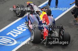 04.03.2012, Barcelona, Spain, Sebastian Vettel (GER), Red Bull Racing - Formula 1 Testing, day 4 - Formula 1 World Championship