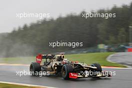 Kimi Raikkonen (FIN), Lotus F1 Team  31.08.2012. Formula 1 World Championship, Rd 12, Belgian Grand Prix, Spa Francorchamps, Belgium, Practice Day