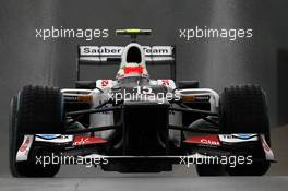 Sergio Perez (MEX) Sauber C31. 31.08.2012. Formula 1 World Championship, Rd 12, Belgian Grand Prix, Spa Francorchamps, Belgium, Practice Day