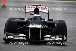 Valtteri Bottas (FIN) Williams FW34 Third Driver. 31.08.2012. Formula 1 World Championship, Rd 12, Belgian Grand Prix, Spa Francorchamps, Belgium, Practice Day