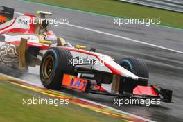 Dani Clos (ESP), HRT Formula One Team  31.08.2012. Formula 1 World Championship, Rd 12, Belgian Grand Prix, Spa Francorchamps, Belgium, Practice Day