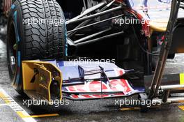 Scuderia Toro Rosso STR7 front wing. 31.08.2012. Formula 1 World Championship, Rd 12, Belgian Grand Prix, Spa Francorchamps, Belgium, Practice Day