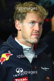 Sebastian Vettel (GER), Red Bull Racing  31.08.2012. Formula 1 World Championship, Rd 12, Belgian Grand Prix, Spa Francorchamps, Belgium, Practice Day