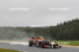 Mark Webber (AUS), Red Bull Racing  31.08.2012. Formula 1 World Championship, Rd 12, Belgian Grand Prix, Spa Francorchamps, Belgium, Practice Day