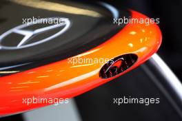 McLaren Mercedes , front wing detail 31.08.2012. Formula 1 World Championship, Rd 12, Belgian Grand Prix, Spa Francorchamps, Belgium, Practice Day