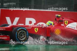 Felipe Massa (BRA) Ferrari F2012. 31.08.2012. Formula 1 World Championship, Rd 12, Belgian Grand Prix, Spa Francorchamps, Belgium, Practice Day