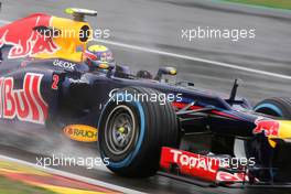 Mark Webber (AUS), Red Bull Racing  31.08.2012. Formula 1 World Championship, Rd 12, Belgian Grand Prix, Spa Francorchamps, Belgium, Practice Day