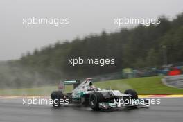 Michael Schumacher (GER), Mercedes GP  31.08.2012. Formula 1 World Championship, Rd 12, Belgian Grand Prix, Spa Francorchamps, Belgium, Practice Day