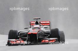 Jenson Button (GBR) McLaren MP4/27. 31.08.2012. Formula 1 World Championship, Rd 12, Belgian Grand Prix, Spa Francorchamps, Belgium, Practice Day