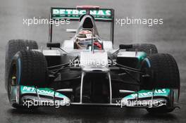 Michael Schumacher (GER) Mercedes AMG F1 W03. 31.08.2012. Formula 1 World Championship, Rd 12, Belgian Grand Prix, Spa Francorchamps, Belgium, Practice Day