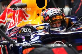 Sebastian Vettel (GER), Red Bull Racing  31.08.2012. Formula 1 World Championship, Rd 12, Belgian Grand Prix, Spa Francorchamps, Belgium, Practice Day