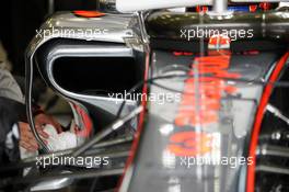 McLaren MP4/27 sidepod detail. 31.08.2012. Formula 1 World Championship, Rd 12, Belgian Grand Prix, Spa Francorchamps, Belgium, Practice Day
