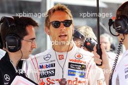 Jenson Button (GBR) McLaren. 02.09.2012. Formula 1 World Championship, Rd 12, Belgian Grand Prix, Spa Francorchamps, Belgium, Race Day