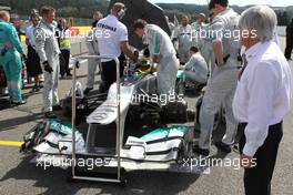 Bernie Ecclestone (GBR)  02.09.2012. Formula 1 World Championship, Rd 12, Belgian Grand Prix, Spa Francorchamps, Belgium, Race Day