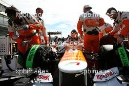 Nico Hulkenberg (GER), Sahara Force India Formula One Team  02.09.2012. Formula 1 World Championship, Rd 12, Belgian Grand Prix, Spa Francorchamps, Belgium, Race Day