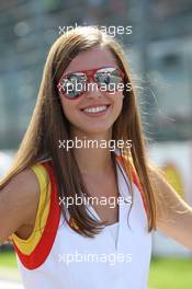 Girls, Girl, Babe  02.09.2012. Formula 1 World Championship, Rd 12, Belgian Grand Prix, Spa Francorchamps, Belgium, Race Day