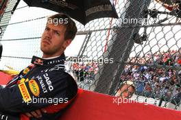 Sebastian Vettel (GER), Red Bull Racing  02.09.2012. Formula 1 World Championship, Rd 12, Belgian Grand Prix, Spa Francorchamps, Belgium, Race Day
